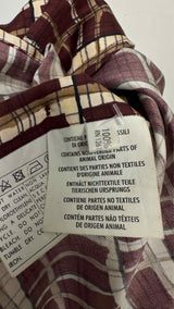 Salvatore Ferragamo Plaid Silk Shirt