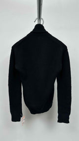 Comme Des Garcons Double-breatsed Boa Knit Jacket