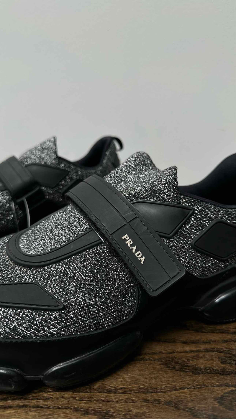 PRADA Cloudbust Glitter Sneakers