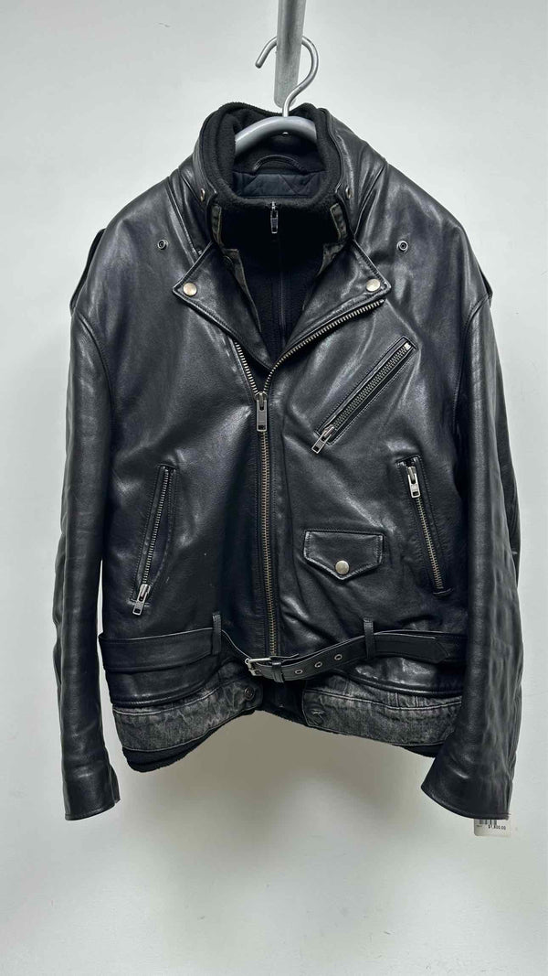 Balenciaga 3-in-1 Layered  Leather Jacket
