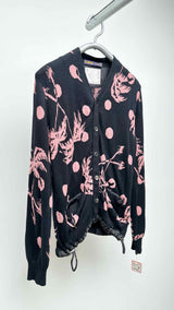 Sacai X Sun Surf  Jacquard Hybrid Cardigan