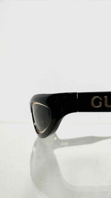 Gucci Metal-rim Cat-eye Mask Sunglasses