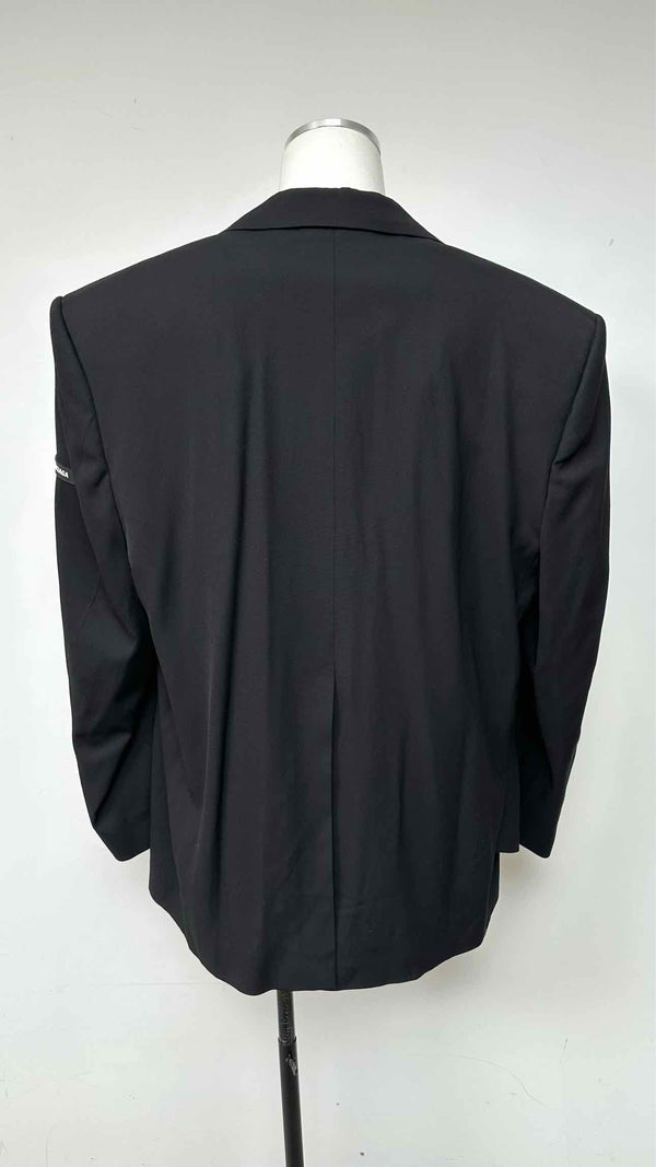 Balenciaga Oversized Shoulder Logo Jacket