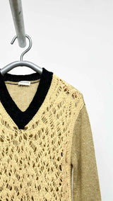 Dries Van Noten V-neck Front-open Knit Sweater