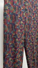 Comme Des Garcons Homme Plus Psychedelic-floral Pants