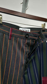 LOEWE Patchwork Stripe Cargo Pants