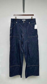 CMMAWEAR Lotus Double-knee Wide Jeans