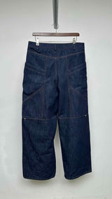 CMMAWEAR Lotus Double-knee Wide Jeans