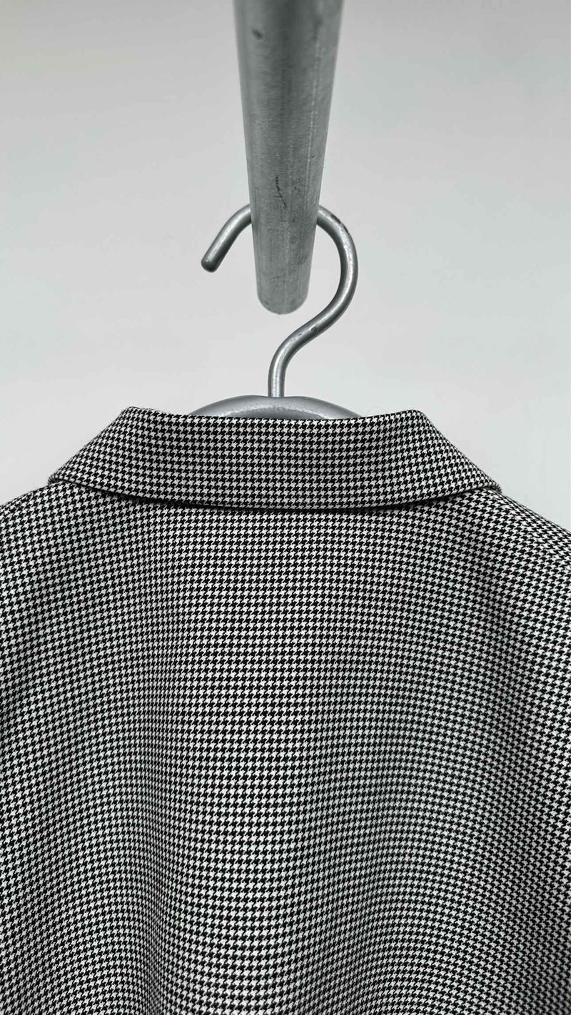 Comme Des Garcons Houndstooth Oversized Blazer Jacket
