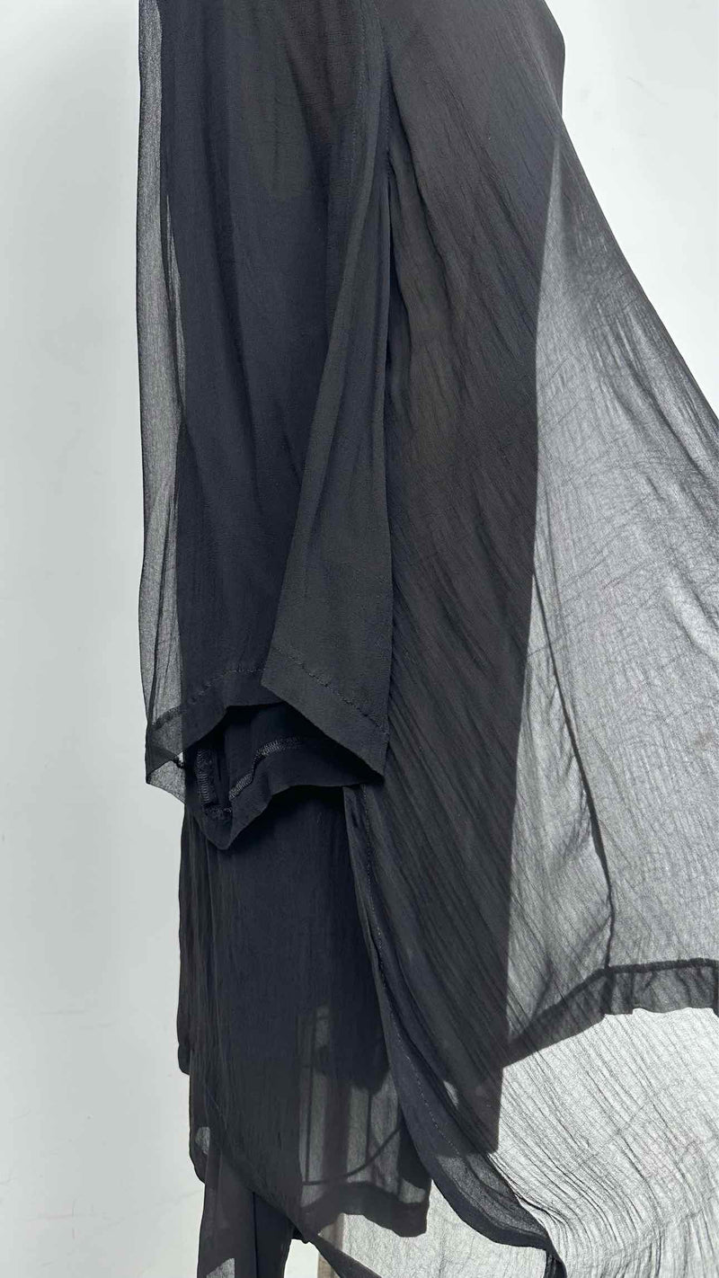 Comme Des Garçons Comme Des Garçons L/S Layered Long Dress