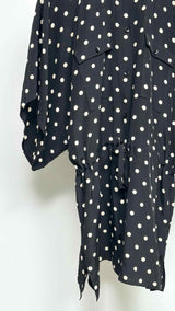 Saint Laurent S/S Polka-dot Silk Shirt Dress