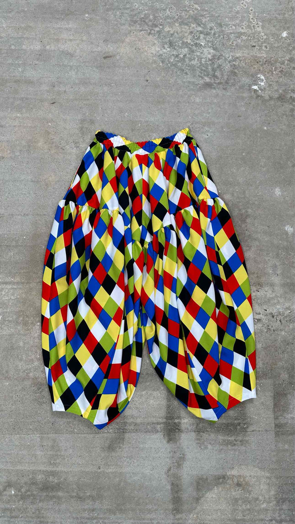 Comme Des GarÃ§ons Homme Plus Check Crown Balloon Pants