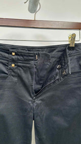 Gucci Studded Paneled Bottom Cut-out Biker Pants