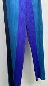 Pleats Please Color-blocking Pleated Easy Pants