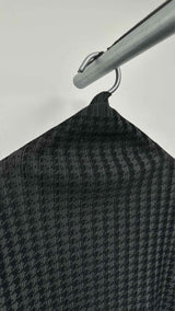 Pleats Please L/S Houndstooth High-Neck Pleated Top