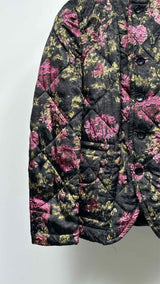 Women's Comme Des Garcons Floral Quilted Blazer Jacket