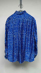 Marni Polka Dot Fringe Satin Shirt