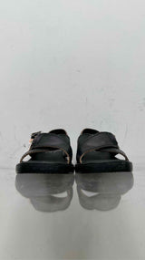 Miu Miu Bleached Leather Buckled Sandals