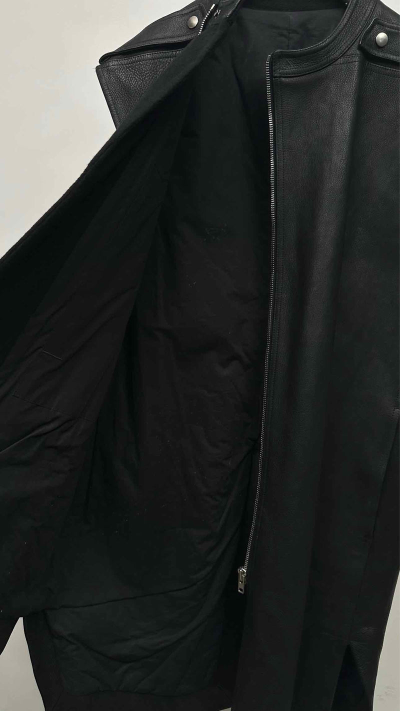 Rick Owens Long Leather Vest