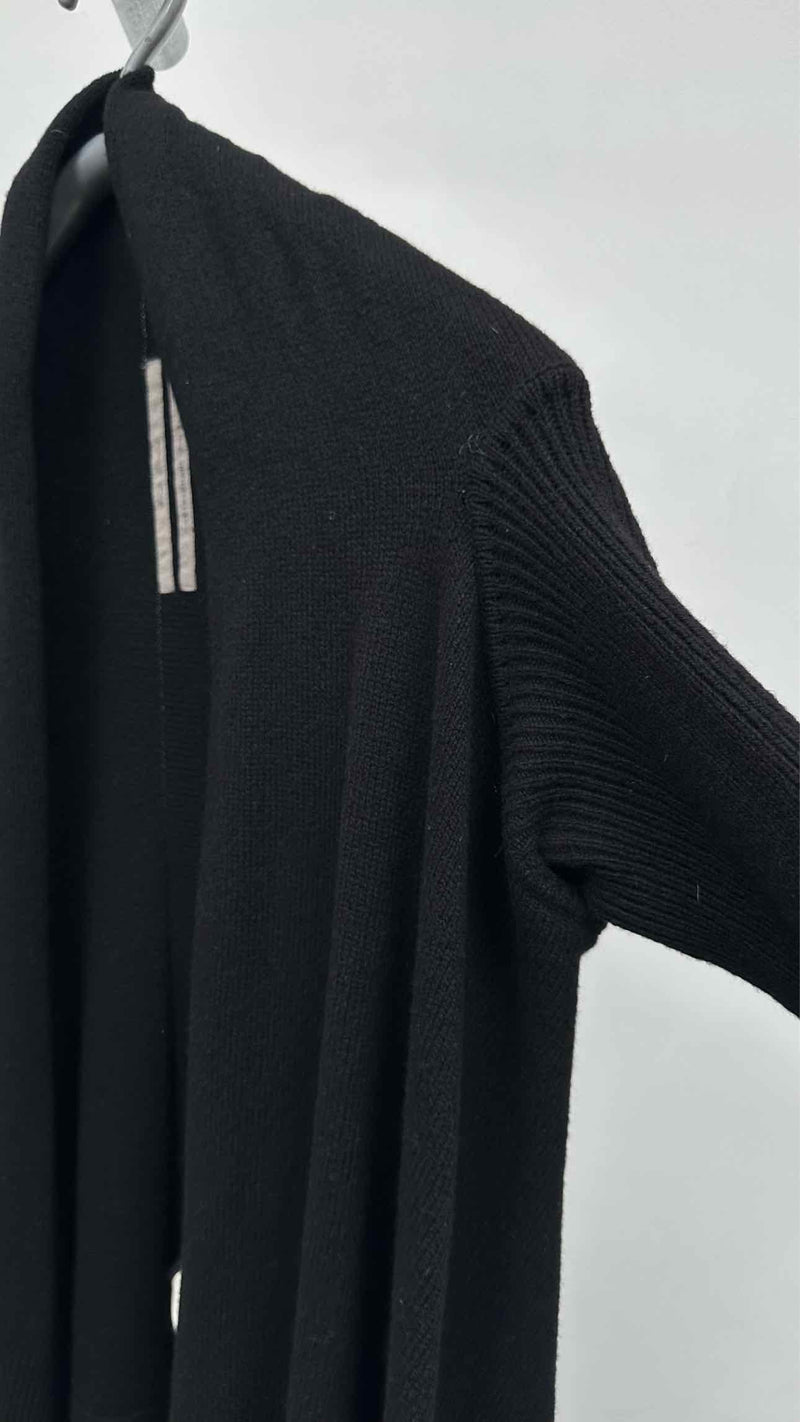 Rick Owens Draped Cashmere Cardigan