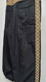 Gucci Monogram Loose-fit Canvas Pants