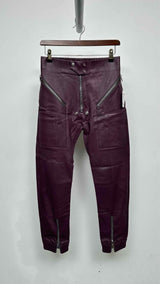 Rick Owens Easy Strobe Leather Pants