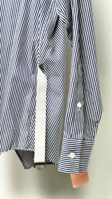 Sacai Waist-buckled Stripe Shirt