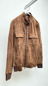 Moncler Suede Bomber Jacket