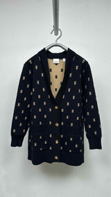 Burberry Monogram Oversized Cardigan