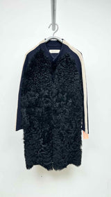 Marni Front-shearling Knit Long Cardigan