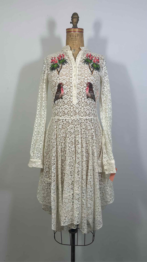 Stella McCartney L/S Embroidered Lace Dress