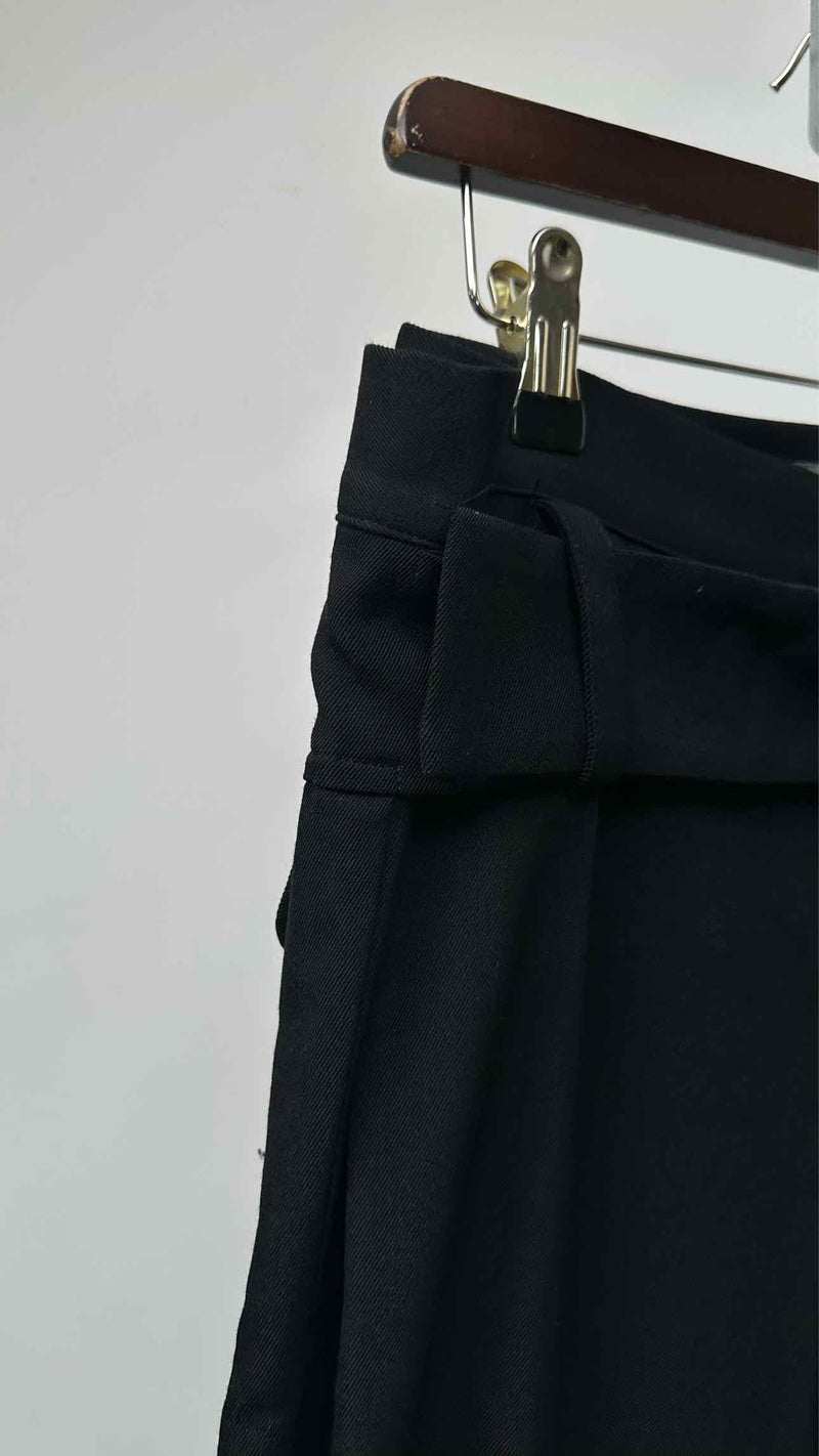 Yohji Yamamoto + Noir Belted Cropped Wide Pants
