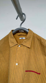 Bode Bottom-plaid Stripe Shirt
