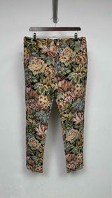 Alexander McQueen Floral Jacquard Pants