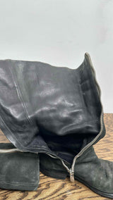 GUIDI Suede Long Boots