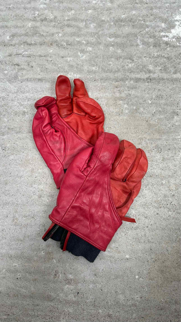 D.HYGEN Layered Leather Gloves