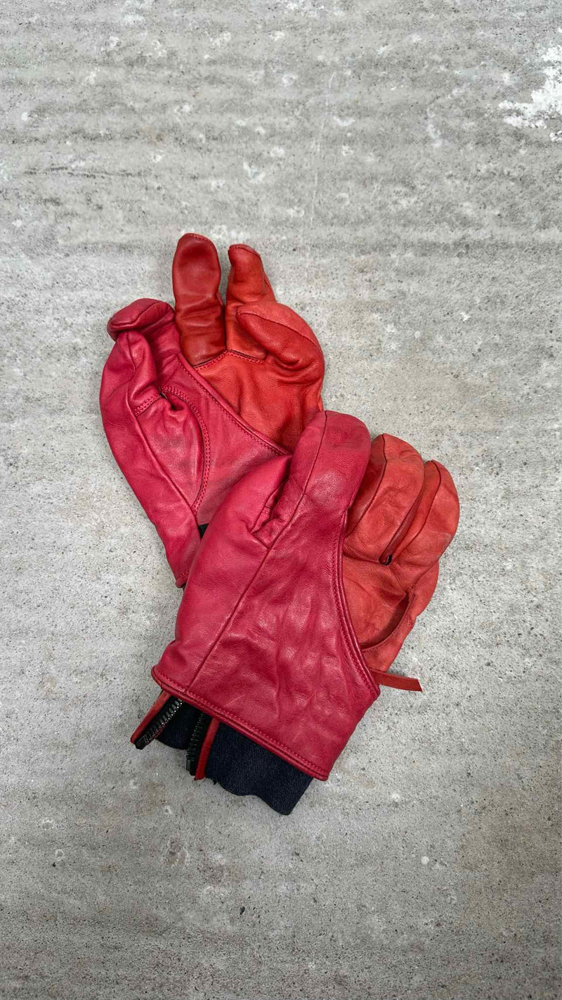 D.HYGEN Layered Leather Gloves
