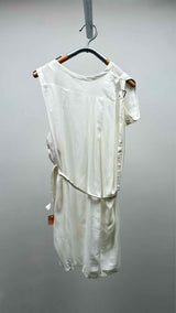 Ann Demeulemeester N/S Asymmertical Belted Tunic Top