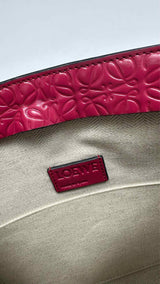 LOEWE Embossed Anagron Clutch Bag