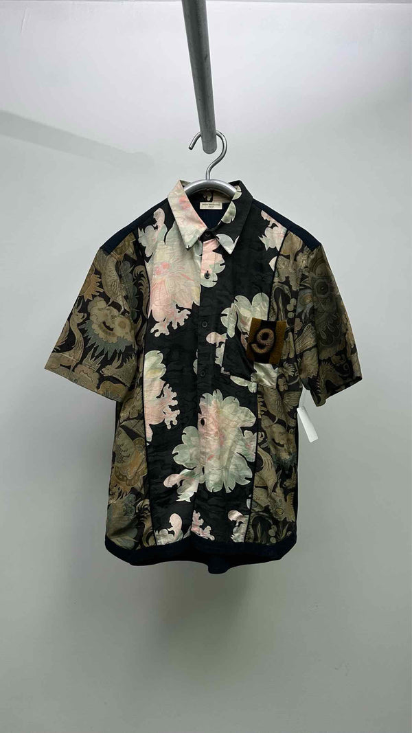 Dries Van Noten S/S Floral-docking Shirt