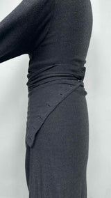 Lemaire L/S Long Knit Wrap Dress