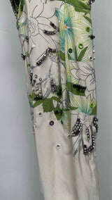 3.1 Phillip Lim N/S Floral Embellished Silk Mini Dress