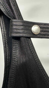 Givenchy Strapped Leather-front Tank Top