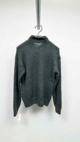 AURALEE Brushed Super kids Mohair Polo Sweater