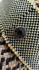 Hermes Two-tone Straw Hat