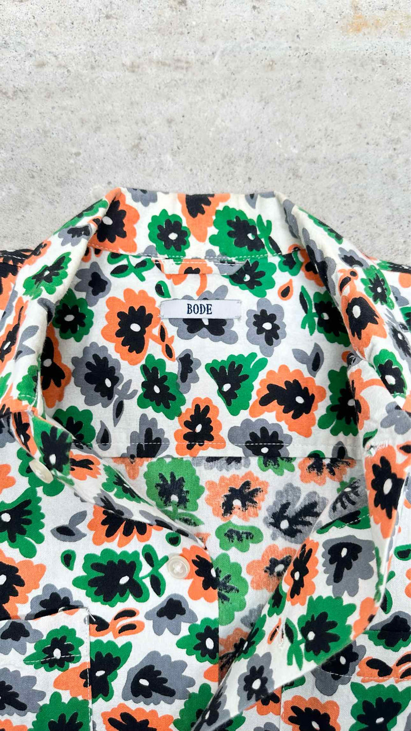 Bode S/S Floral Shirt