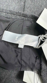 Tao Comme Des Garçons Belted Wrap Felt Mini Skirt