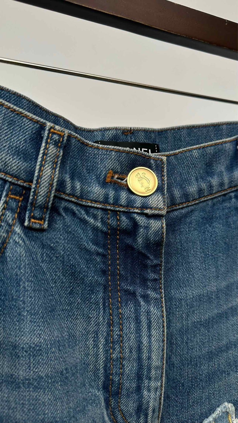 Chanel Patchwork Jeans