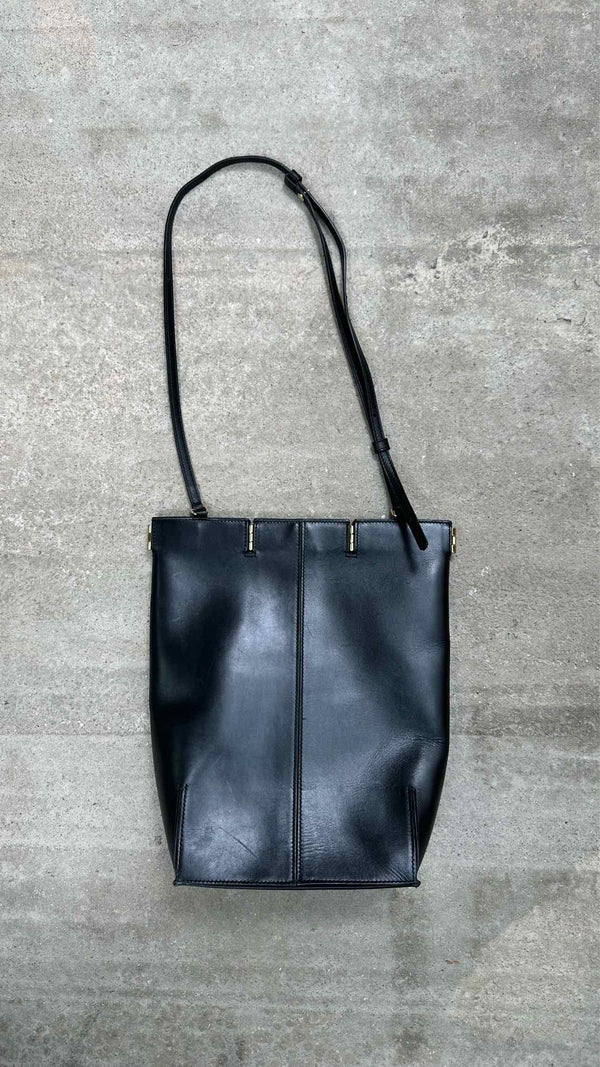 Peter Do Hinged Leather Tote Bag