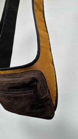 Miu Miu Suede-hybrid Shoulder Bag